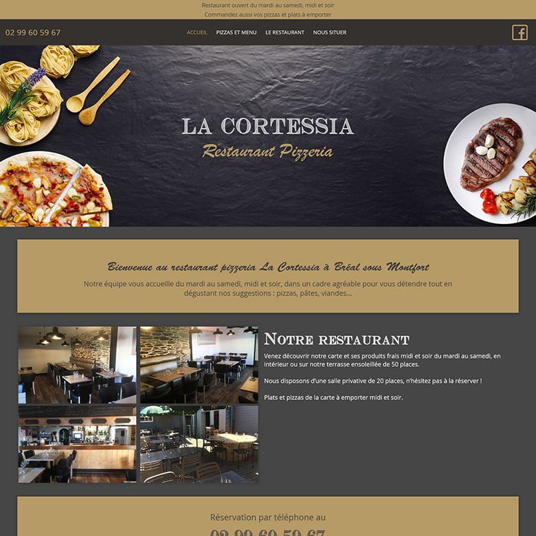 Nos références Vizéo : restaurant La Cortessia